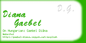 diana gaebel business card